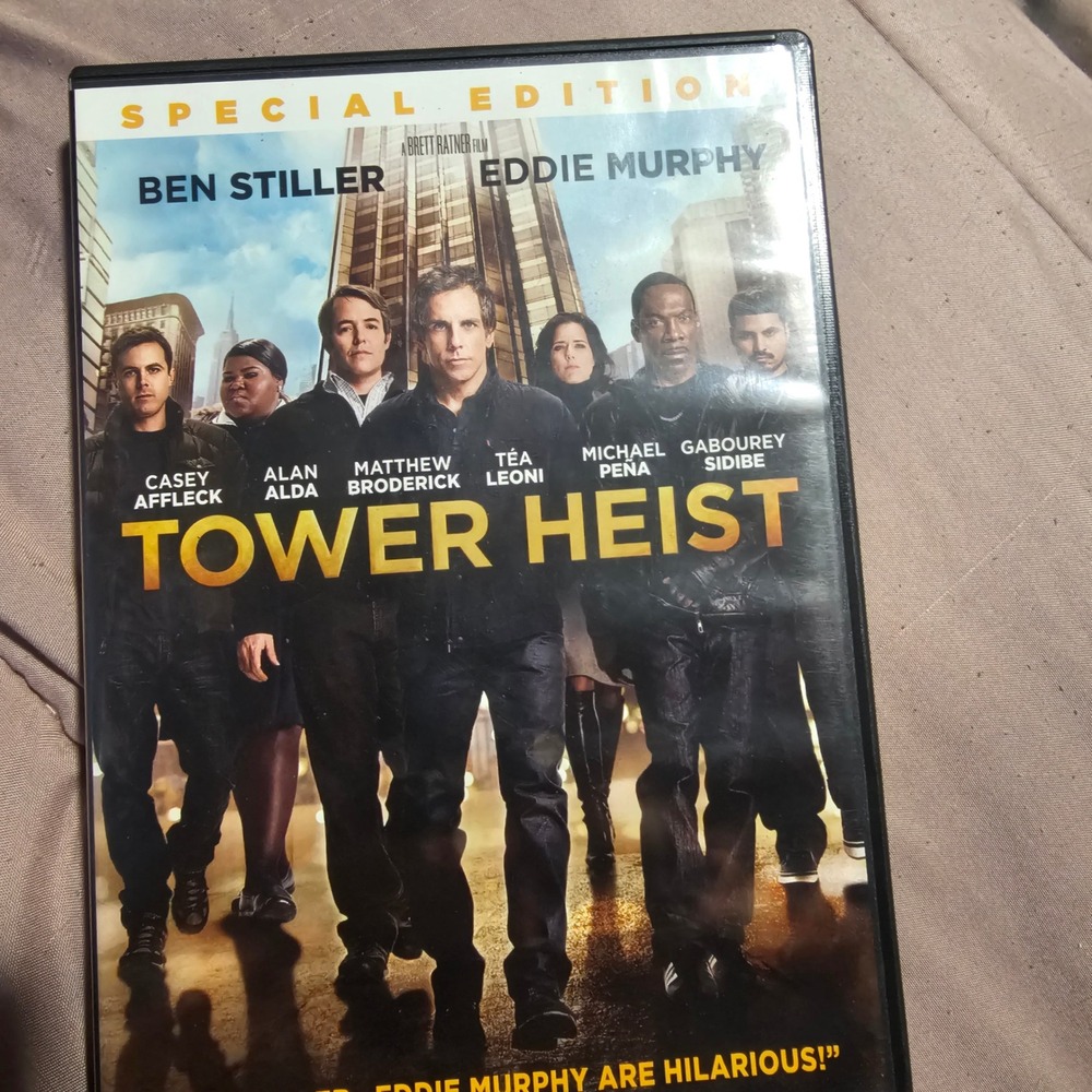 Tower Heist DVD Special Edition Ben Stiller Eddie Murphy Comedy Movie